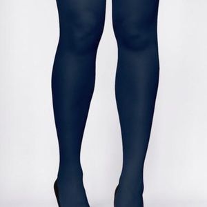 NWT Merona Navy Opaque Tights